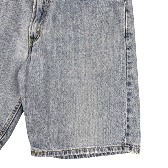 Y2K Levis 550 Relaxed Fit Denim Shorts Mens 34 Light Wash Blue Jeans Jorts VTG - Picture 7 of 16